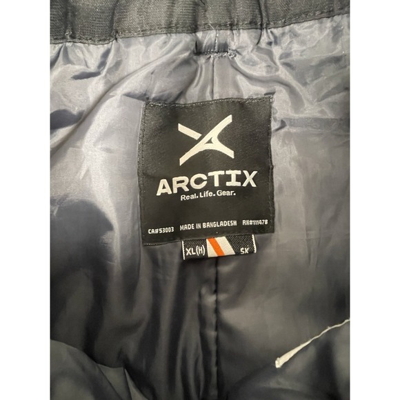Arctix Reinforced Knee Snow Pants Kids Youth Size XL Husky Black - Picture 9 of 12